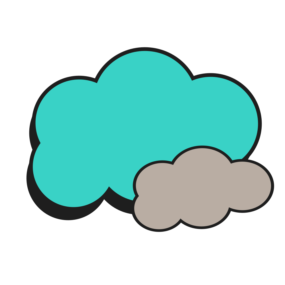 Simply cloud brand logo